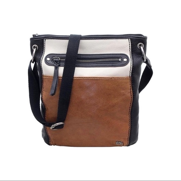 The Sak Handbags - The Sak Laurel Colorblock Leather Crossbody Bag